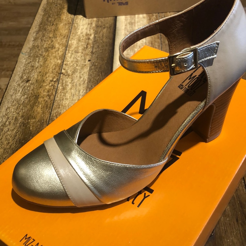 Miz Mooz, Jay heel, cream (champagne & cream)